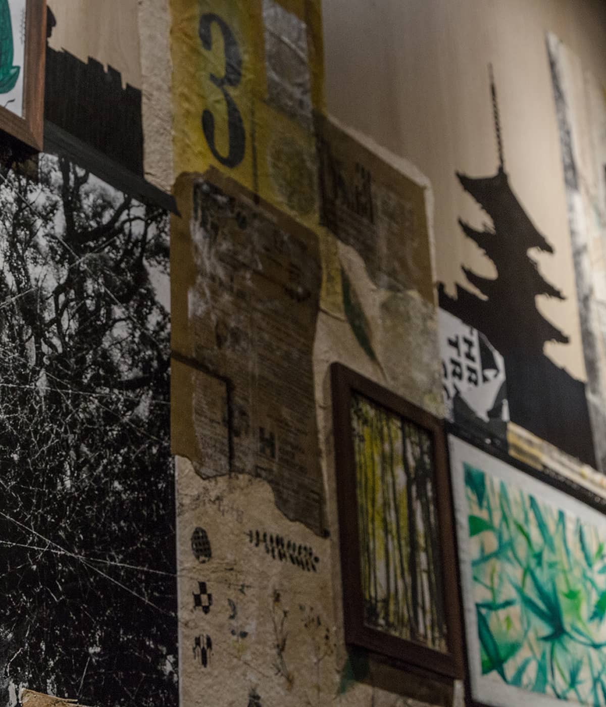 アートが描かれた壁