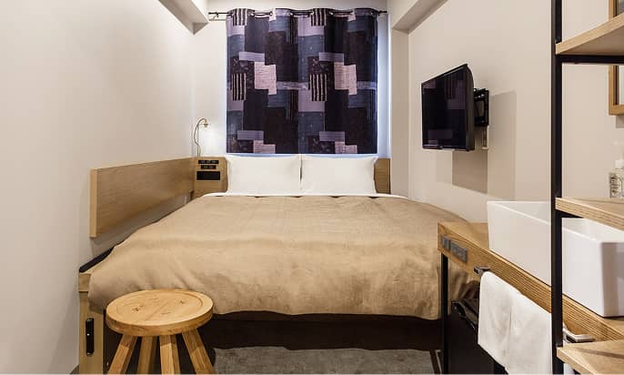 ダブルルームの部屋