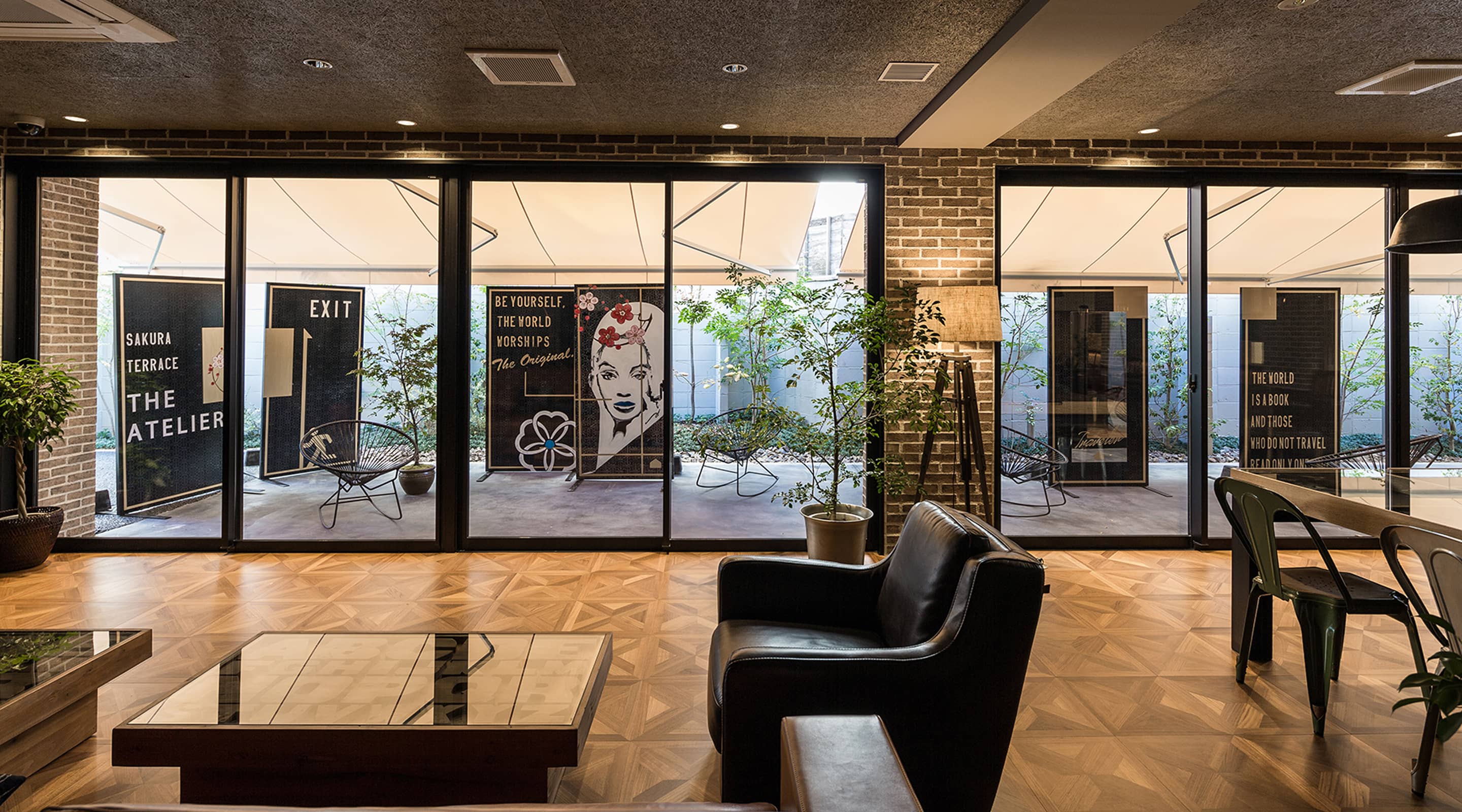 ラウンンジから外の景色