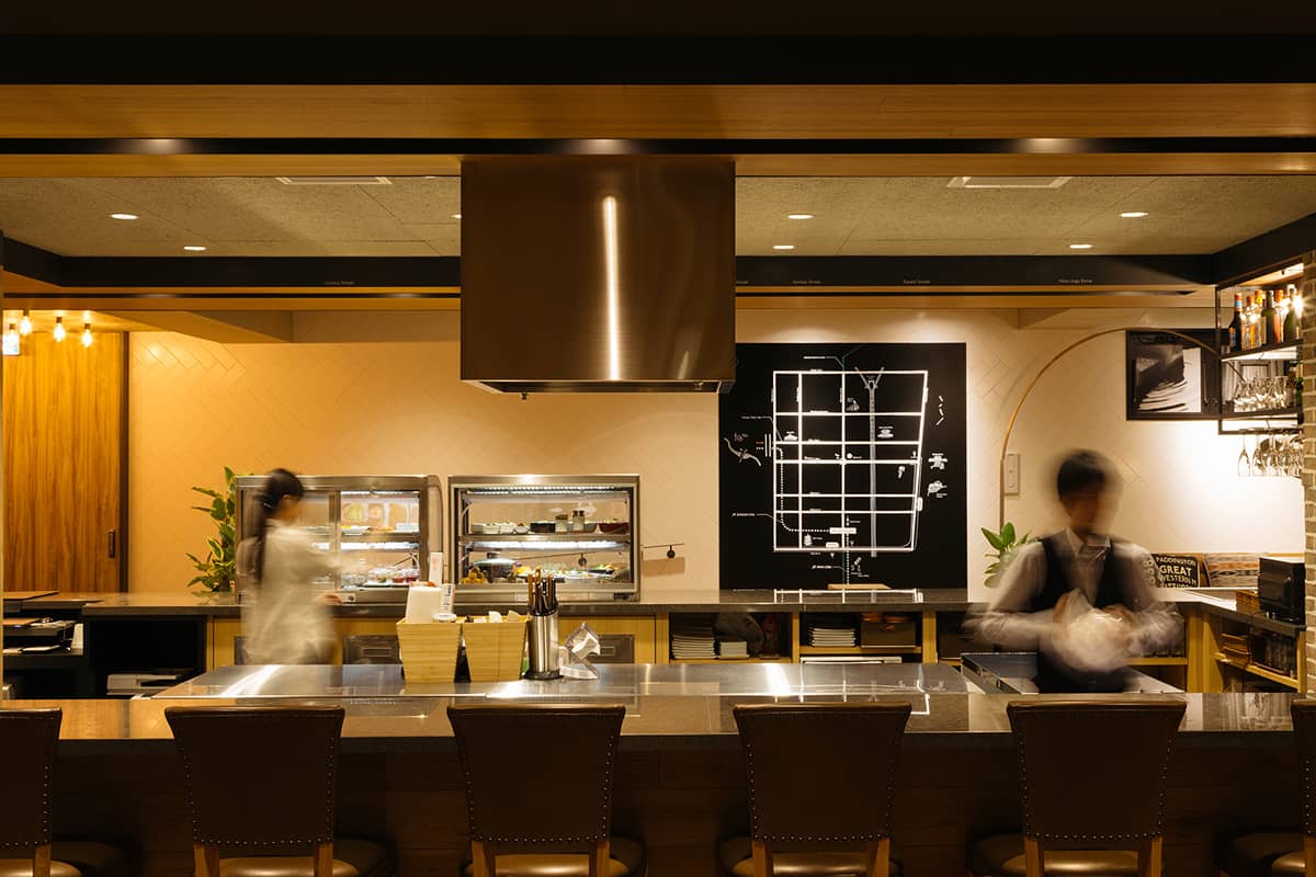 サクラテラスザ・アトリエのカウンター